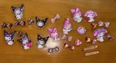 サンリオ　マイメロ　クロミ　ボンボンドロップシール　おすそわけ