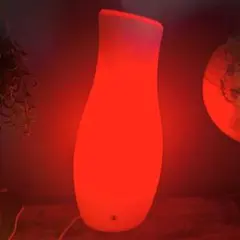 IKEA ヴィンテージイケア mylonit ガラスランプ　照明　ライト　赤