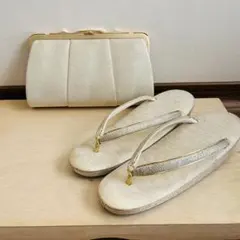 礼装用草履　バッグセット　結婚式　黒留袖 卒業式　入学式　フォーマル　Mサイズ