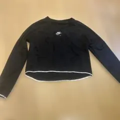 Nike 長袖クロップドTシャツ ブラック