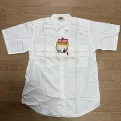 新品　ビッグジョン 半袖シャツ シャンブレーシャツ　白　Mのサムネイル