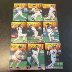 カルビー野球カード 2003 ベストナイン9枚セット 中村紀洋、上原浩治など