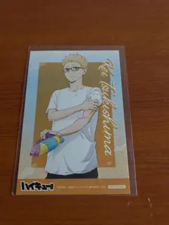 ハイキュー!!水遊びフェア 特典 イラストカード 月島蛍