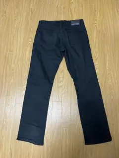 VALMAN ブラックデニムパンツ Lサイズ