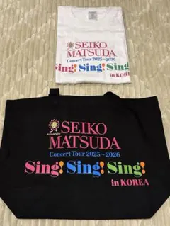 松田聖子☆ 2026韓国ツアーTシャツ＆トートバッグセット - メルカリ