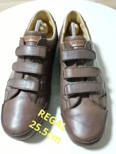 【美中古】REGAL リーガル ベルクロ カジュアルシューズ　25.5cmのサムネイル