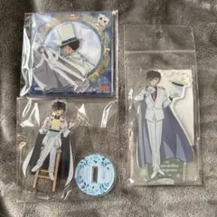 【新品未開封有】名探偵コナン　怪盗キッド　アクスタ3点