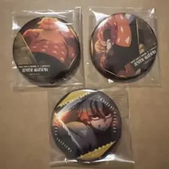 鬼滅の刃　無限城編 我妻善逸　3点セット ものがたる背中 コレクション缶バッジB