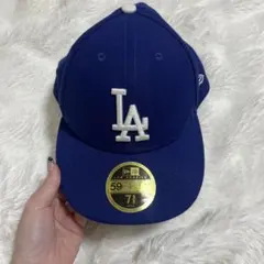 青キャップ59FIFTY ロサンゼルス・ドジャース キャップ