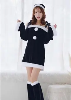 サンタコス　ワンピース　黒