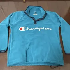 Champion ターコイズ フリースプルオーバー M