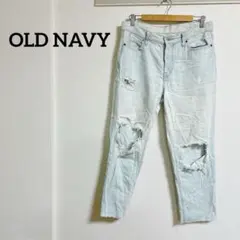 OLD NAVY オールドネイビー　ダメージジーンズ ライトブルー　USA古着