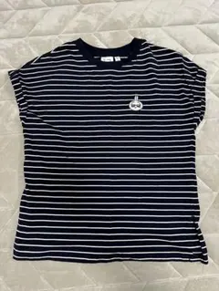 GU×ちいかわ　うさぎ　ボーダートップス　ladies