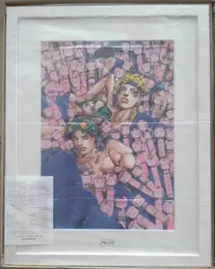 ジョジョの奇妙な冒険 複製原画 徐倫とブチャラティ グッチ - メルカリ
