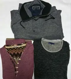 セマンティックデザイン　メンズ　トップス・アウター３点セット