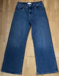 H&Mワイドハイデニム　40