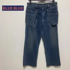 週末限定値下げ BLUE BLUE カーゴワイドパンツ デニム 日本製のサムネイル