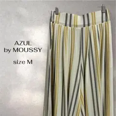 【MOUSSY】ストライプ ガウチョパンツ Mサイズ