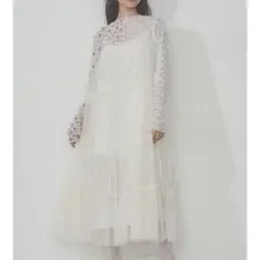 merryjenny チュールティアードワンピース