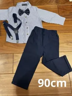 フォーマル セットアップ 男の子 90cm 発表会 スーツ 入園式 ネイビー