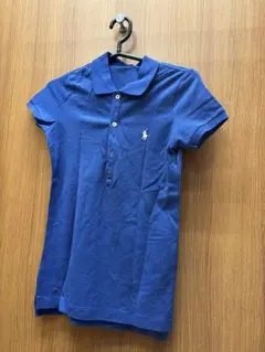 Ralph Lauren 青 半袖ポロシャツ M
