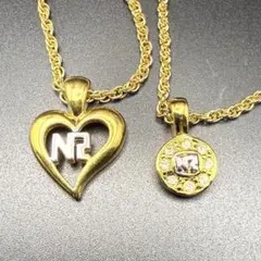 【美品2本セット】NINA RICCI ニナリッチ ネックレス コンビカラー