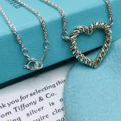 c*e様 最終値下げ！　極美品✨ ティファニー ネックレス ハート コンビ AG
