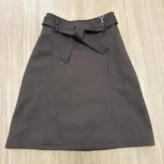 FENDI JEANS フレアスカート ダークブラウンのサムネイル