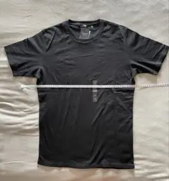 ユニクロ Premium Cotton クルーネックTシャツ ブラック Mサイズ