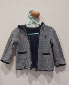 RalphLauren ラルフローレン　リバーシブルパーカー　80cm/12M