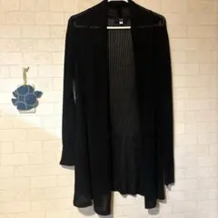 新品未使用❣️ ESPIÉ ✨ロングカーディガン 38 ブラック♡のサムネイル