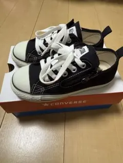 【美品】CONVERSE ALL STAR ブラック 18cm