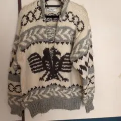 SEVEN ISLANDS 　サンダーバード　カウチンセーター 　ジップアップ