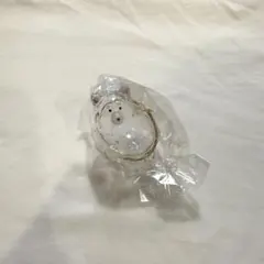 うちのこのけだまだま　犬　カプセルトイ　キーホルダー　白柴