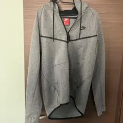 Nike テックフリースパーカー Lグレー