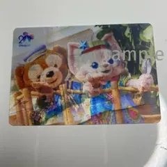 香港ディズニー　マジックアクセス　コレクションカード　ダッフィーフレンズ