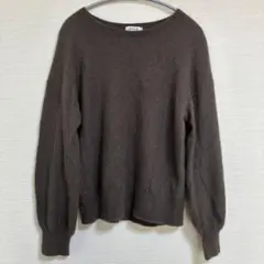 LEPSIM チャイニーズラクーン混　ニットプルオーバー