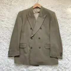 ヴィンテージダブルブレストテーラドジャケットカーキ色系のサムネイル