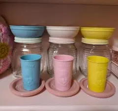 ヴィンテージパステルカラー雑貨