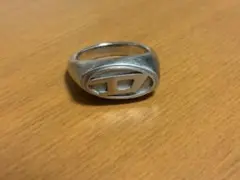 ディーゼル　リング　サイズ8 シルバー　16号　ロゴ入り
