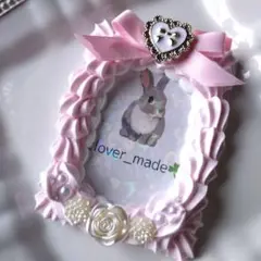 ホイップデコ硬質トレカケース☆ピンクリボン＆お花