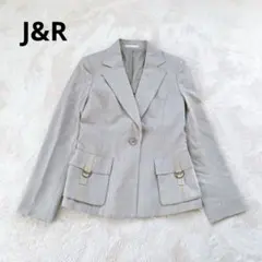 美品✨ジェイアンドアール リネン ジャケット ラメ入りのサムネイル