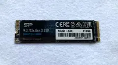 シリコンパワー A60 512GB NVMe SSD M.2 PCIeのサムネイル