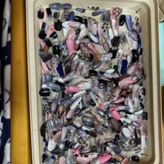 は*開様 ネイルチップ・付け爪 多色デザインセット