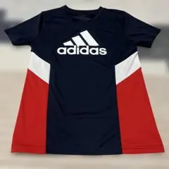 adidas ネイビー レッド Tシャツ 160