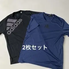 adidas FREELIFT Tシャツ 黒紺2枚セット