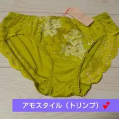 ♥トリンプ アモスタイル ×マナミサクライ レギュラーショーツ Ｍ♥ライムライト