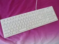 BUFFALO 有線キーボード ホワイト BSKBU15WH（送料無料・匿名配送