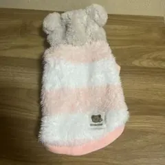 犬服 フリース素材 耳付きフード付き