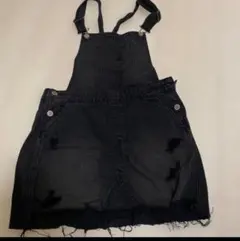 Hollister 黒 サロペット デニムのサムネイル